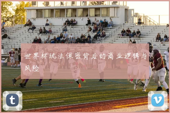 世界杯玩法保密背后的商业逻辑与风险