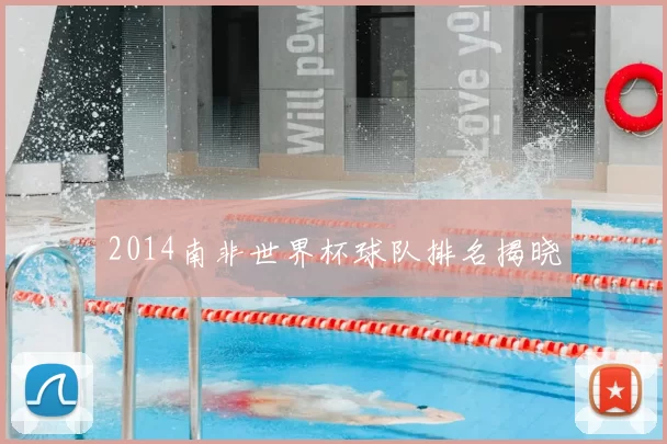 2014南非世界杯球队排名揭晓