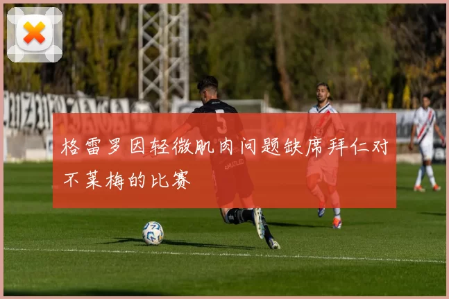 格雷罗因轻微肌肉问题缺席拜仁对不莱梅的比赛
